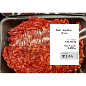 Beef - Medium Mince